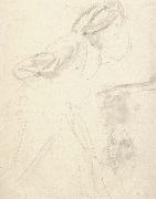 Edgar Degas Studies for the Daughter of Jephthah oil painting reproduction
